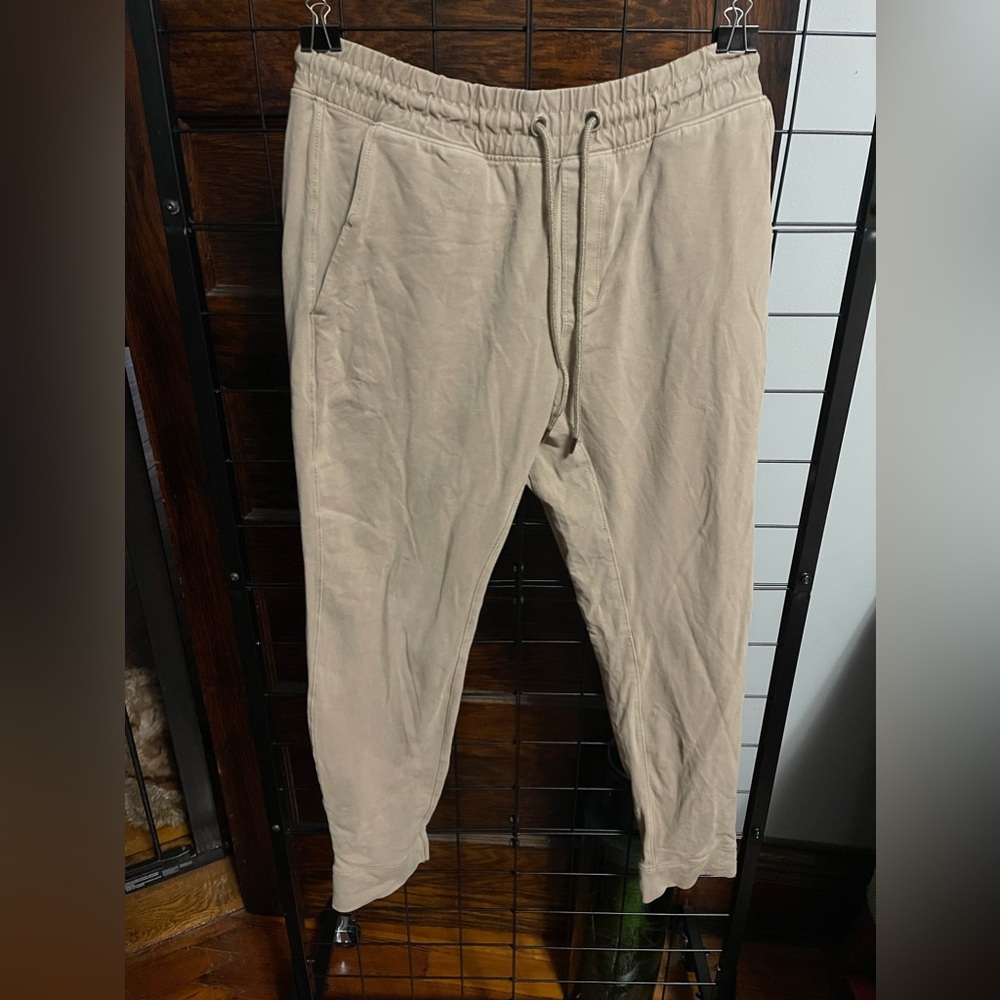 George Men's Knit Joggers size M kaki perfect for school uniform 32x34